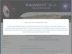Wentylatory przemysłowe w ofercie firmy Fawent